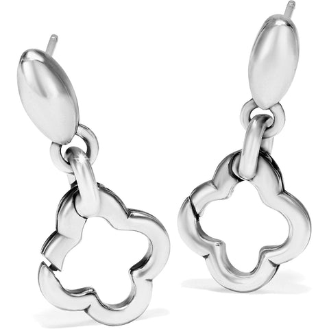Amulet Post Earrings - Silver