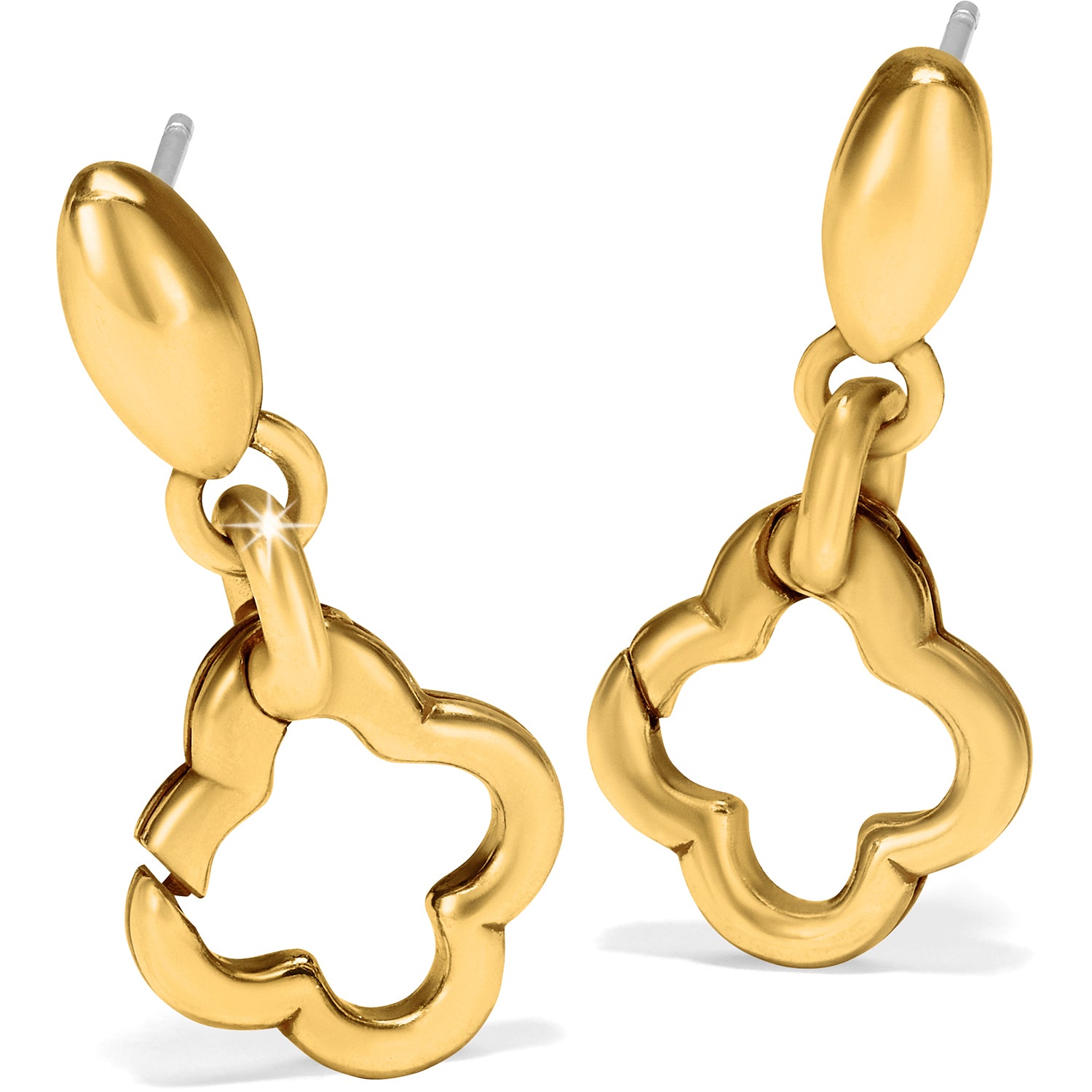 Amulet Post Earrings - Gold