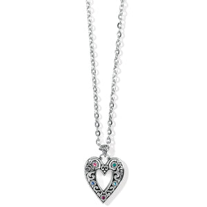 Elora Gems Large Heart Necklace