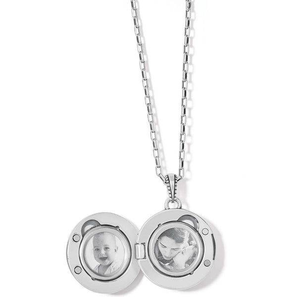 Romanza Round Locket Necklace