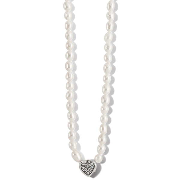 Meridian Zenith Heart Pearl Necklace
