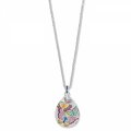 Kyoto In Bloom Butterfly Oval Necklace