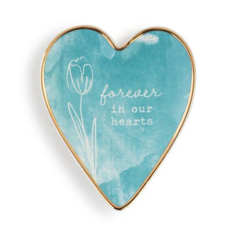 In Our Hearts Art Heart Trinket Dish