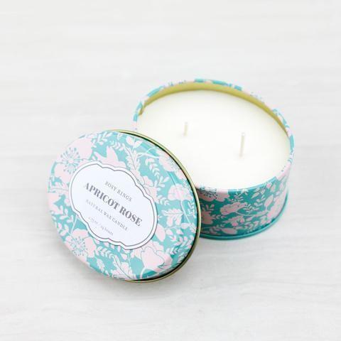 Rosy Rings Travel Tin Candle