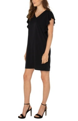 Liverpool Flutter Sleeve Dress