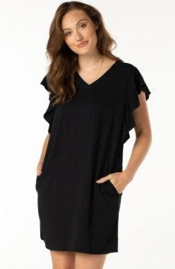 Liverpool Flutter Sleeve Dress