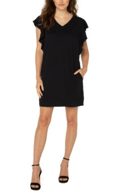 Liverpool Flutter Sleeve Dress