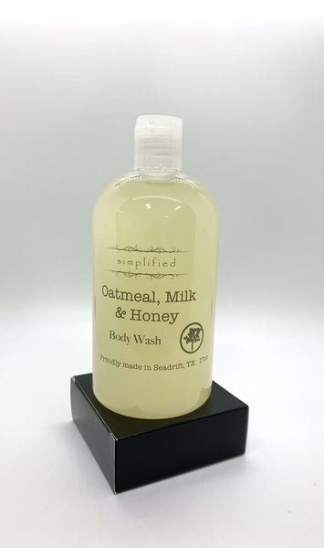 Simplified Soap Oatmeal, Milk & Honey Body Wash