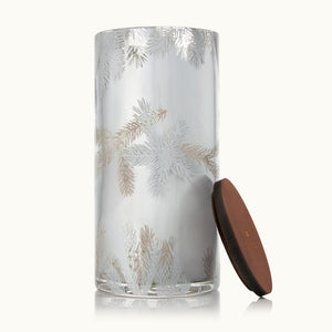 Frasier Fir Gilded Frosted Glass Candle