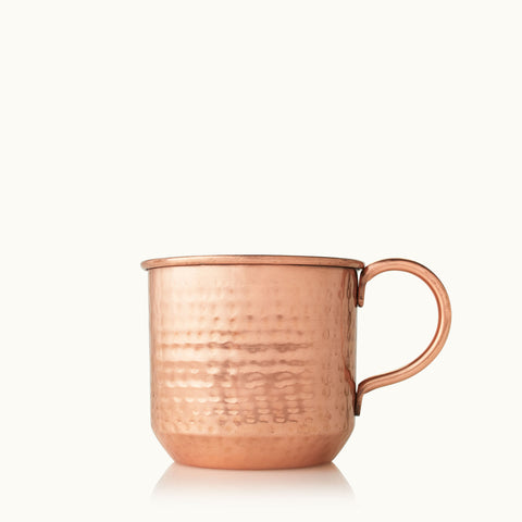 Simmered Cider Poured Candle , Copper Mug