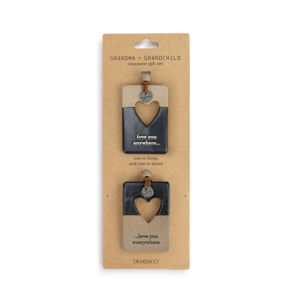 Grandma & Grandchild: Keep & Share Ornaments