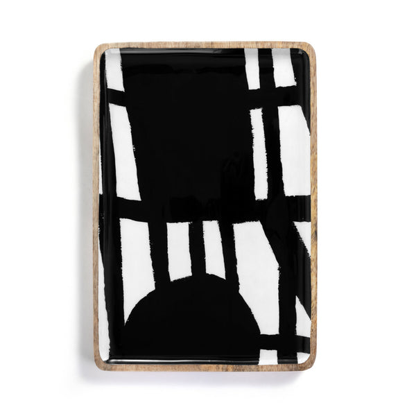Arlifting Medium Tray - Bold Black & White